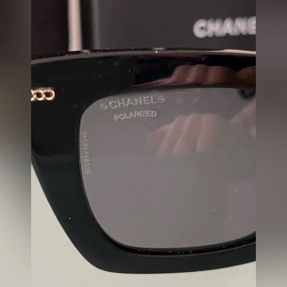 NIB CHANEL dress SQUARE SUNGLASSES/glasses/frame Ref.5509A C622/T  ITALY;Current - Picture 3 of 11